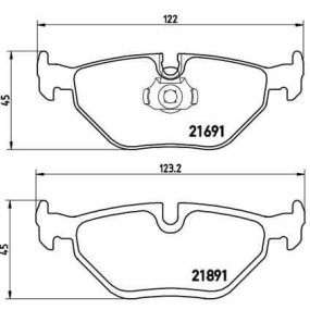 Pastillas Brembo P 06 023 Todoparatucoche