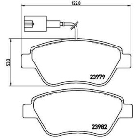 Pastillas Brembo P 23 108 -...