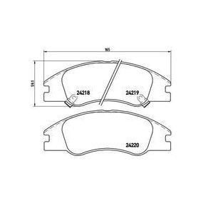 Pastillas Brembo P 30 042 -...