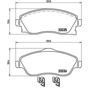 Pastillas Brembo P 59 036 -...