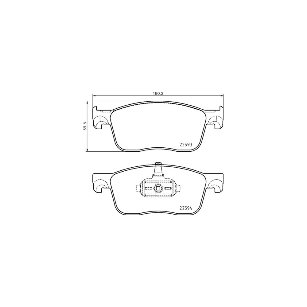 Pastillas de Freno Brembo P61134