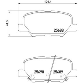 Pastillas de Freno Brembo P61111