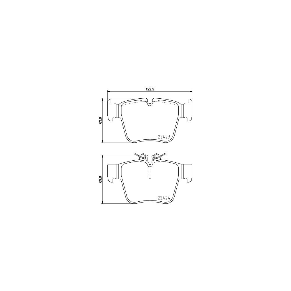 Pastillas de Freno Brembo P50133