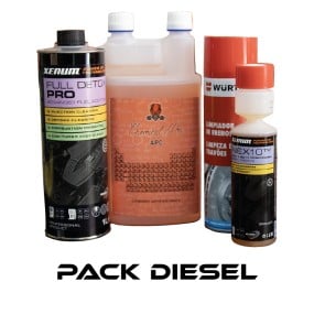 Pack aditivos Diesel + APC + Limpiafrenos gratis