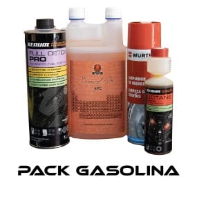 Pack aditivos Gasolina + APC + Limpiafrenos gratis